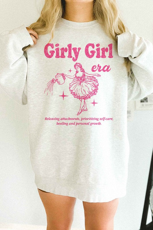 GIRLY GIRL ERA OVERSIZED SWEATSHIRT