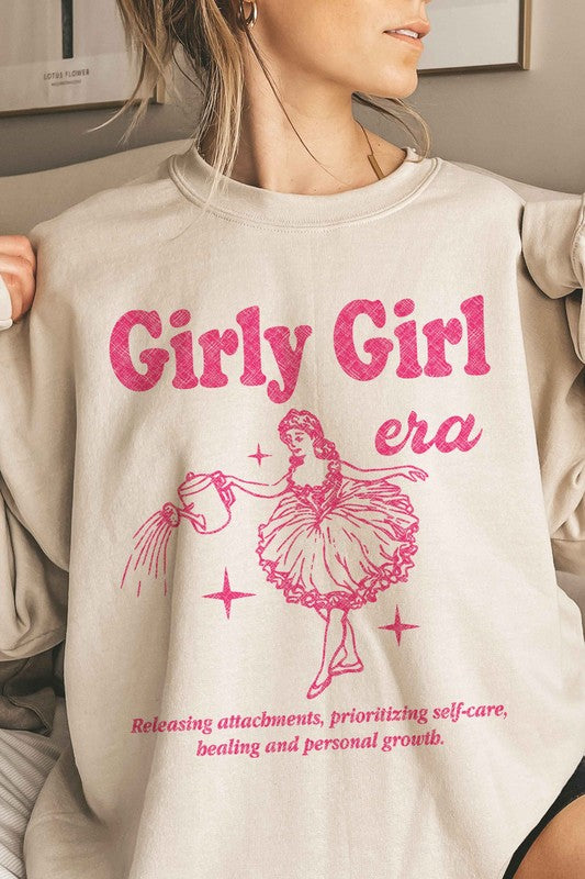 GIRLY GIRL ERA OVERSIZED SWEATSHIRT