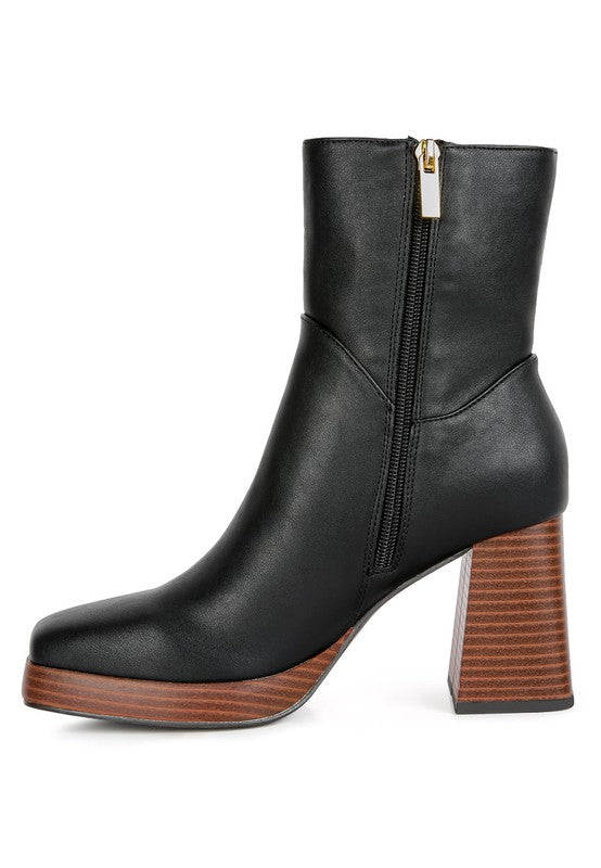 Couts High Ankle Heel Boots