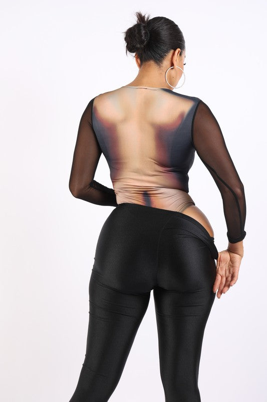 printed bodysuit