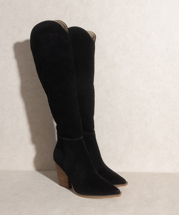 OASIS SOCIETY Clara   Knee High Western Boots